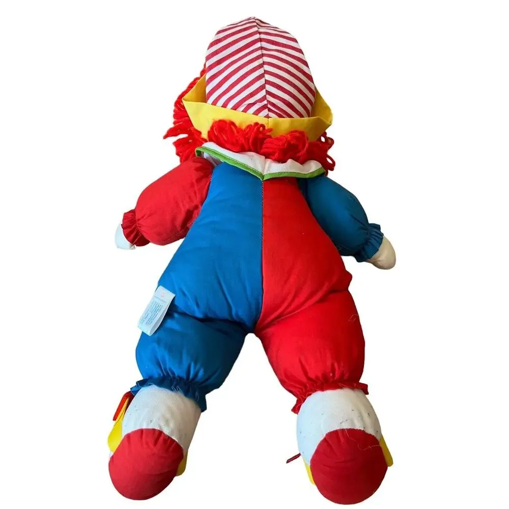 Amtoy Learn To Dress Clown Plush Stuffed Toy American Greetings 1983 Vintage